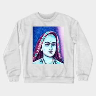 Adi Shankara Snowy Portrait | Adi Shankara Artwork 13 Crewneck Sweatshirt